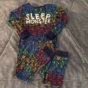 Old Navy Kids Pajama Set - Navy, Red, Yellow, Green